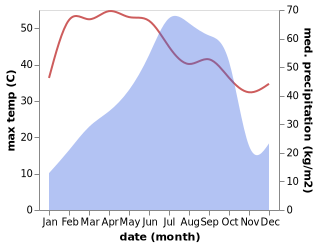 temperature and rainfall during the year in Soro