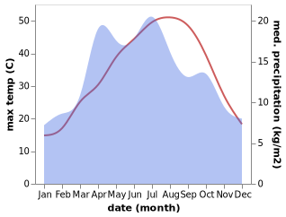 temperature and rainfall during the year in Sovet